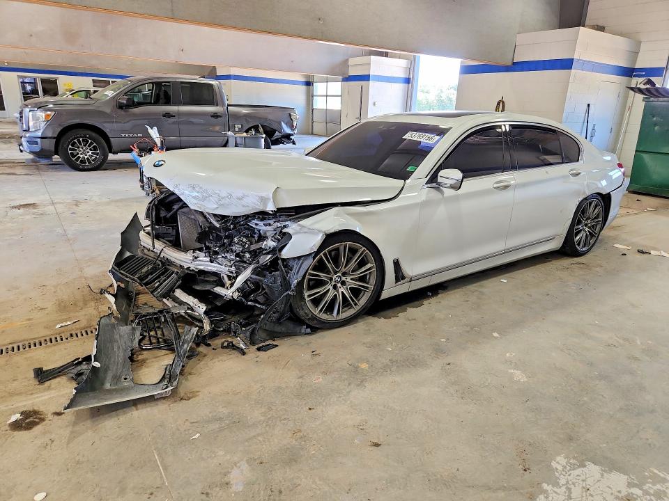 2019 BMW 7 series VIN WBA7E2C5XKB216901 COPART salvage auction — FRONT END, Va - Cert Of Title - Salvage, sold $3,300 on 2026-07-02 (photo 1)