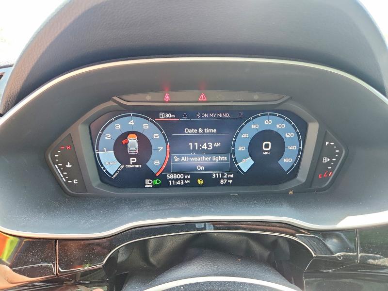 2021 Audi VIN WA1EECF37M1074858 COPART salvage auction — SIDE, Nc - Salvage Certificate Of Title, sold $9,900 on 2026-07-31 (photo 9)