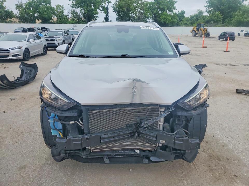 2021 Hyundai Tucson VIN KM8J33A44MU338963 COPART salvage auction — FRONT END, Mo - Salvage Certificate Of Title, sold $4,500 on 2026-07-10 (photo 5)