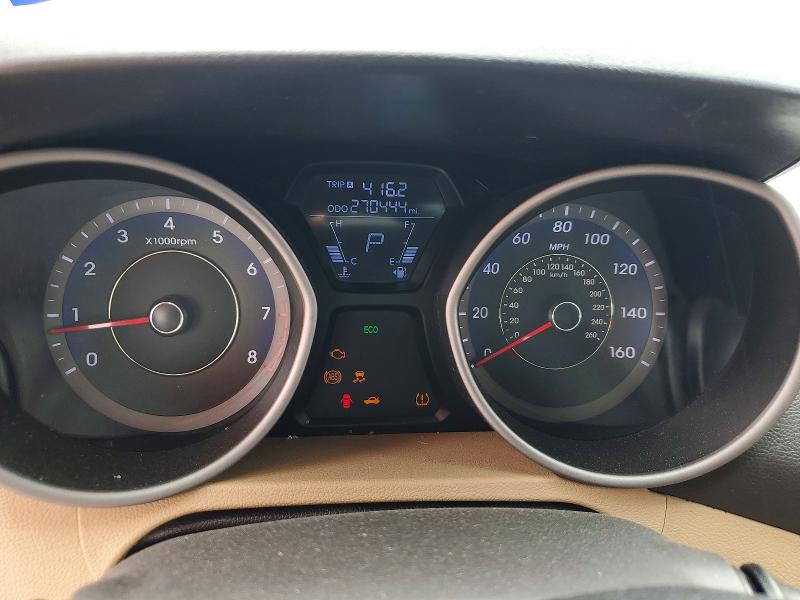 2013 Hyundai VIN KMHDH4AE2DU641849 COPART salvage auction — SIDE, Tx - Salvage Vehicle Title, sold $525 on 2026-07-09 (photo 9)