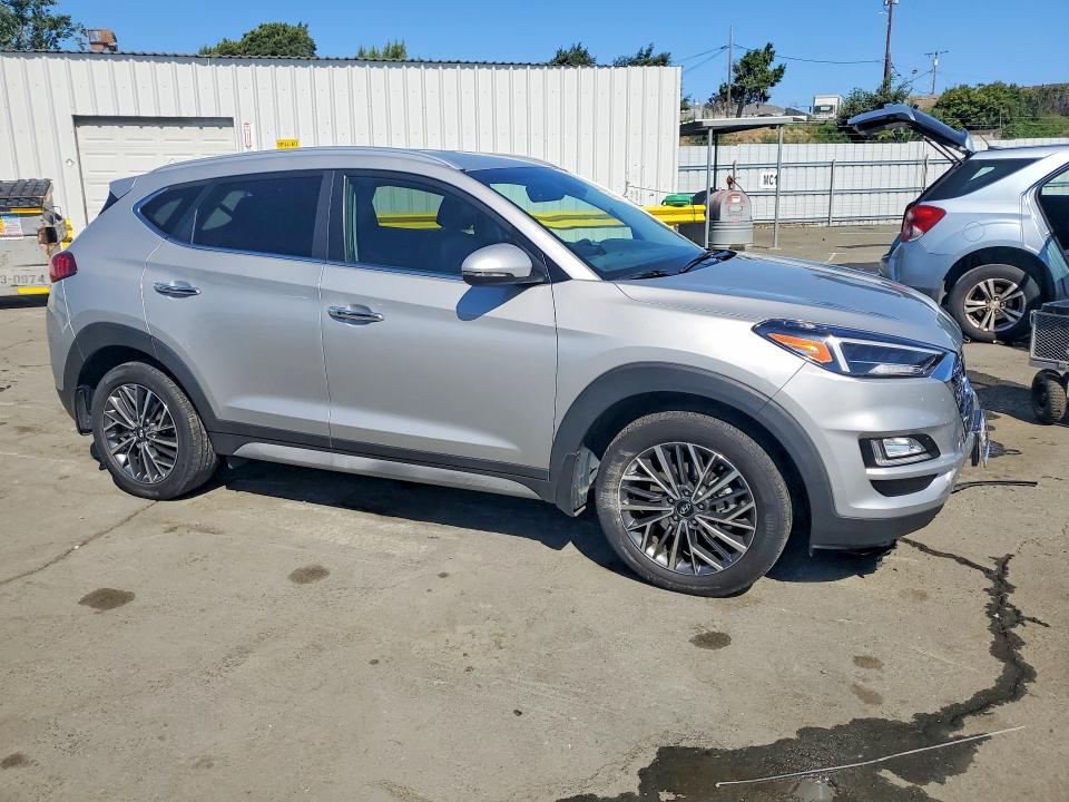 2021 Hyundai Tucson VIN KM8J33ALXMU336593 COPART salvage auction — SIDE, Ca - Salvage Certificate, sold $4,200 on 2026-07-24 (photo 4)