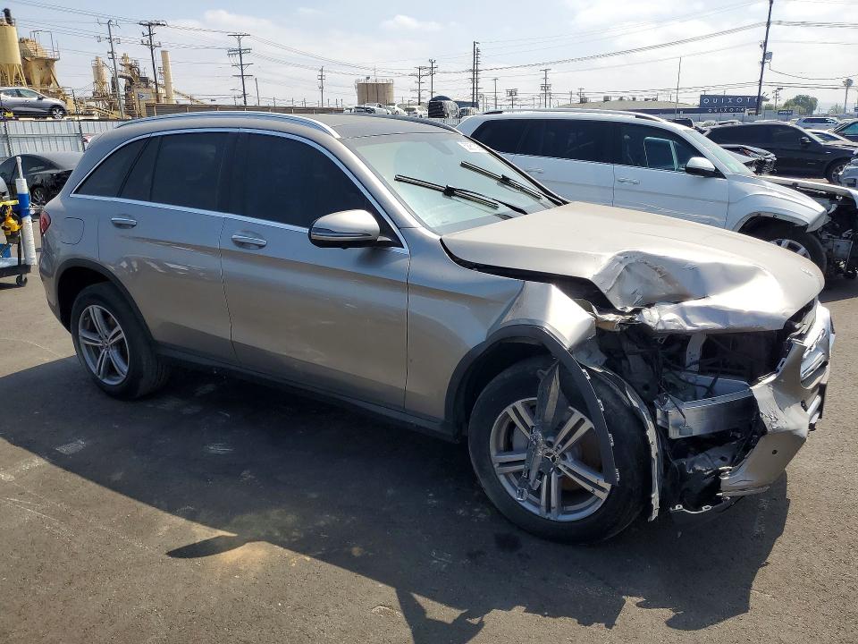 2021 Mercedes-benz Glc VIN W1N0G8DB0MV267873 COPART salvage auction — FRONT END, Ca - Salvage Certificate, sold $4,350 on 2026-07-08 (photo 4)