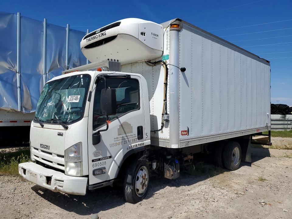2014 Isuzu Npr VIN JALE5W167E7302086 COPART salvage auction — ROLLOVER, Ut - Salvage Certificate, sold $4,825 on 2026-07-06 (photo 1)