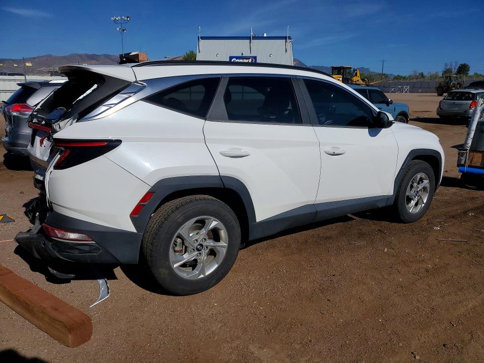 2022 Hyundai Tucson VIN KM8JBCAE7NU032594 COPART salvage auction — REAR END, Co - Salvage Title, sold $5,000 on 2026-07-27 (photo 3)