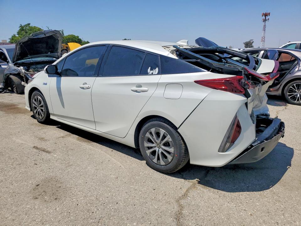 2020 Toyota Prius prime VIN JTDKARFP3L3132090 COPART salvage auction — REAR END, CA - SALVAGE CERTIFICATE, sold $5,400 on 2026-07-10 (photo 2)