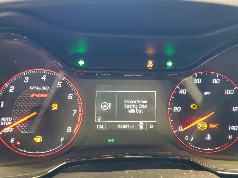 2025 Chevrolet Trax VIN KL77LGEP7SC124608 COPART salvage auction — FRONT END, Oh - Cert Of Title-Salvage, sold $2,750 on 2026-07-27 (photo 9)