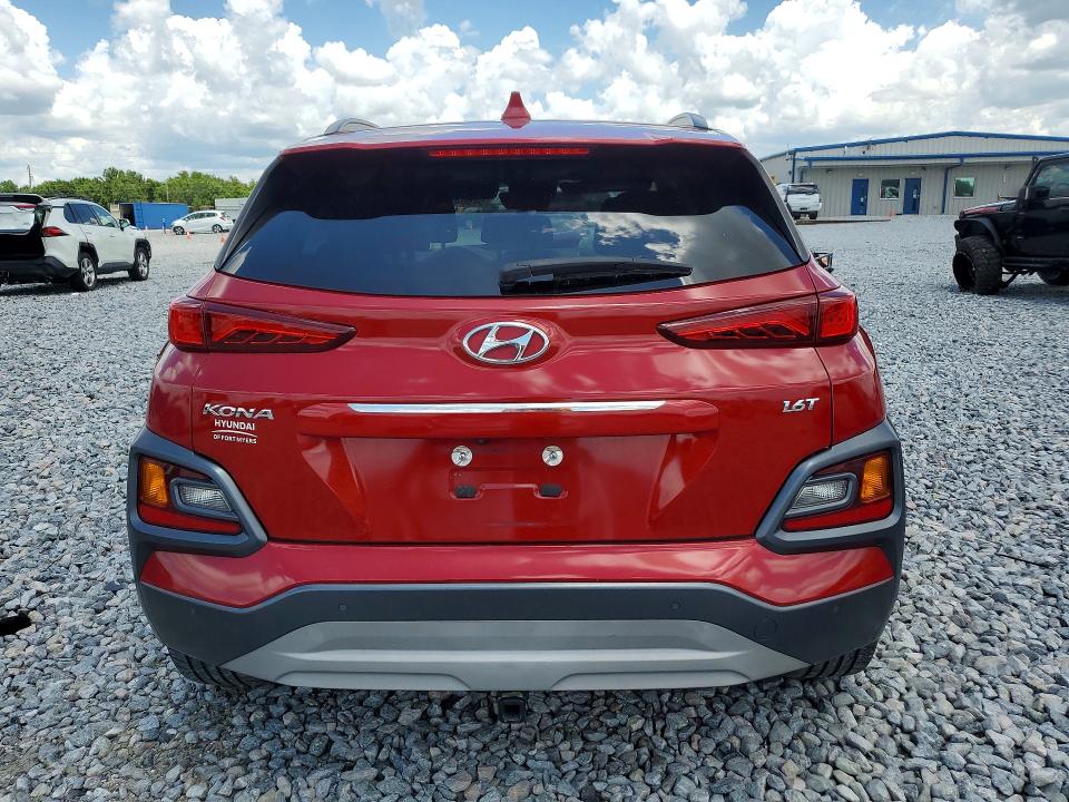 2021 Hyundai Kona VIN KM8K53A54MU692165 COPART salvage auction — FRONT END, Fl - Certificate Of Destruction, sold $2,550 on 2026-07-07 (photo 6)