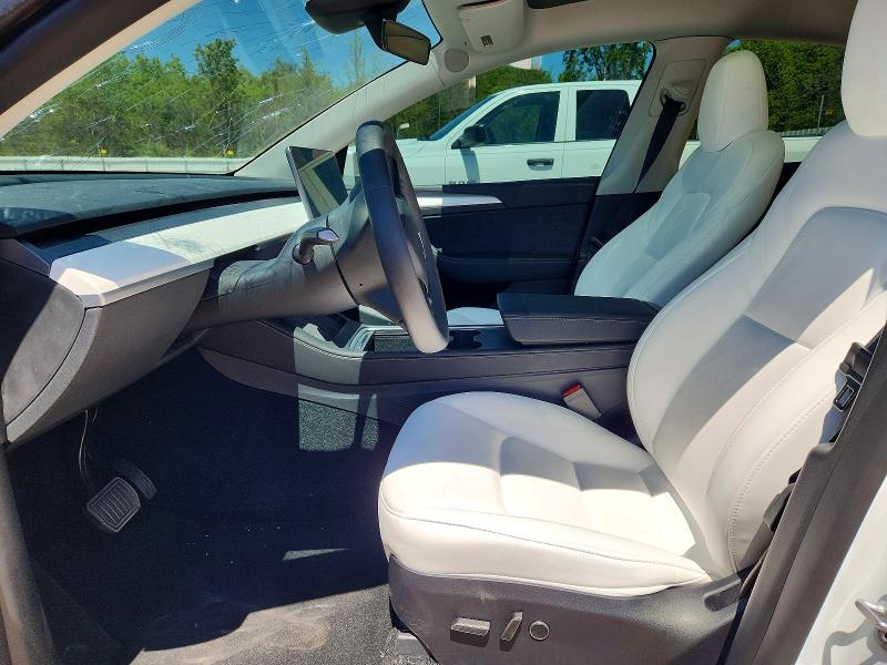 2024 Tesla Model y VIN 7SAYGDEE9RF160566 COPART salvage auction — HAIL, Salvage Title, sold $2,050 on 2026-07-29 (photo 7)