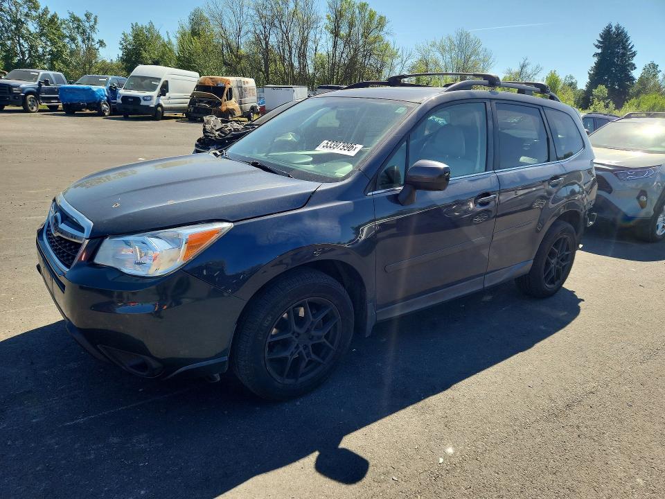 2016 Subaru Forester VIN JF2SJAHC0GH450755 COPART salvage auction — REAR END, Or - Salvage Title Certificate, sold $2,000 on 2026-07-06 (photo 1)