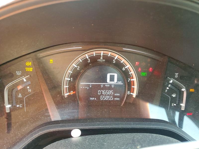 2017 Honda Cr-v VIN 7FARW5H37HE003903 COPART salvage auction — FRONT END, Nc - Salvage Certificate Of Title, sold $3,400 on 2026-07-16 (photo 9)