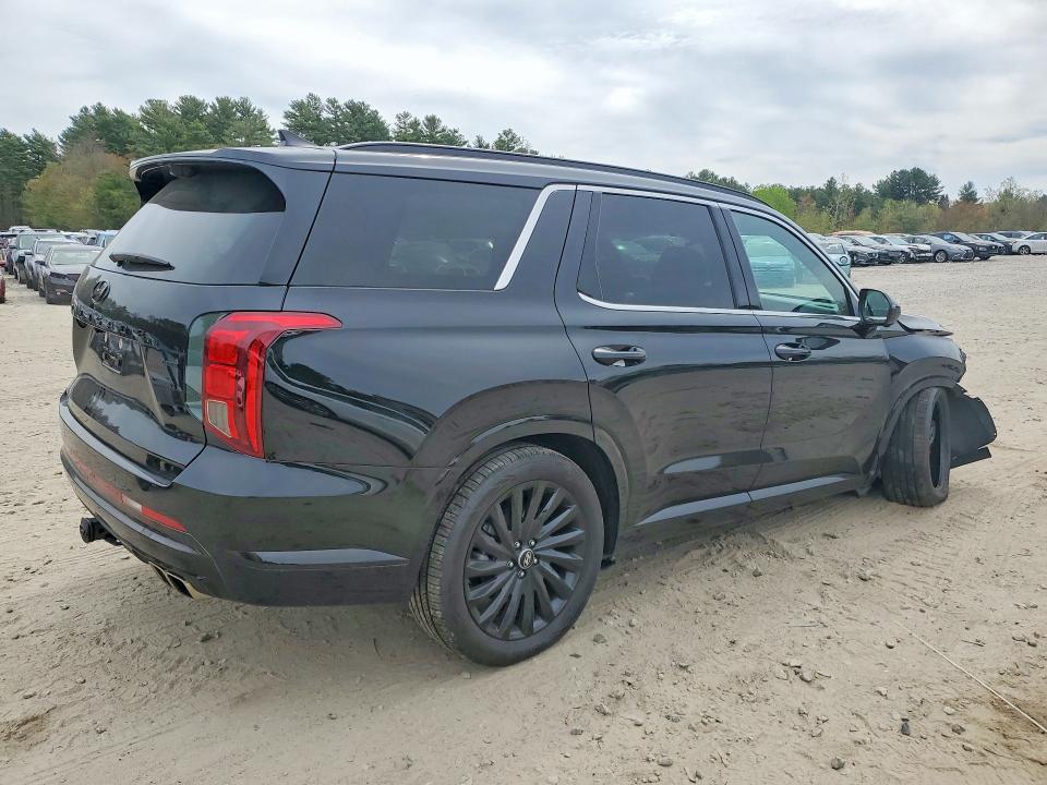 2025 Hyundai Palisade VIN KM8R7DGE7SU919657 COPART salvage auction — FRONT END, Ma - Cert Of Title-Salvage, sold $80 on 2026-07-02 (photo 3)