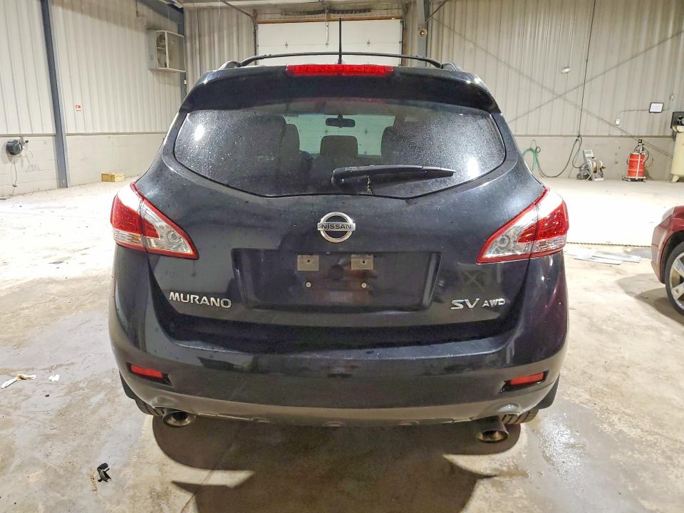 2012 Nissan Murano VIN JN8AZ1MW2CW206277 COPART salvage auction — NORMAL WEAR, Pa - Cert Of Title, sold $525 on 2026-07-04 (photo 6)