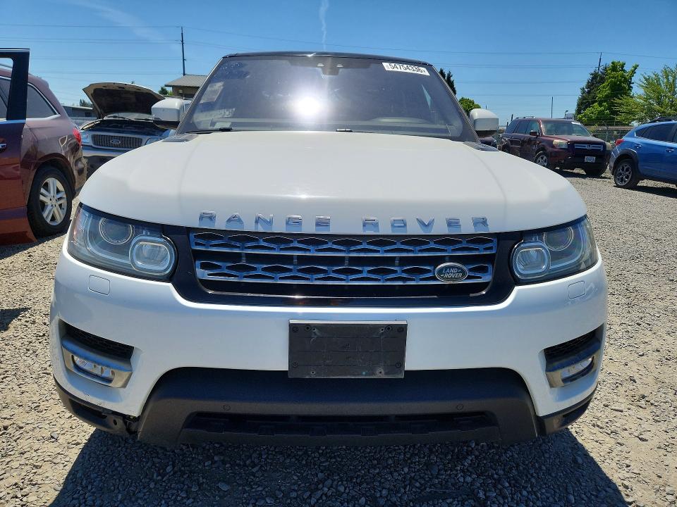 2017 Land rover VIN SALWR2FV4HA178605 COPART salvage auction — FRONT END, Or - Certificate Of Title, sold $6,100 on 2026-07-14 (photo 5)
