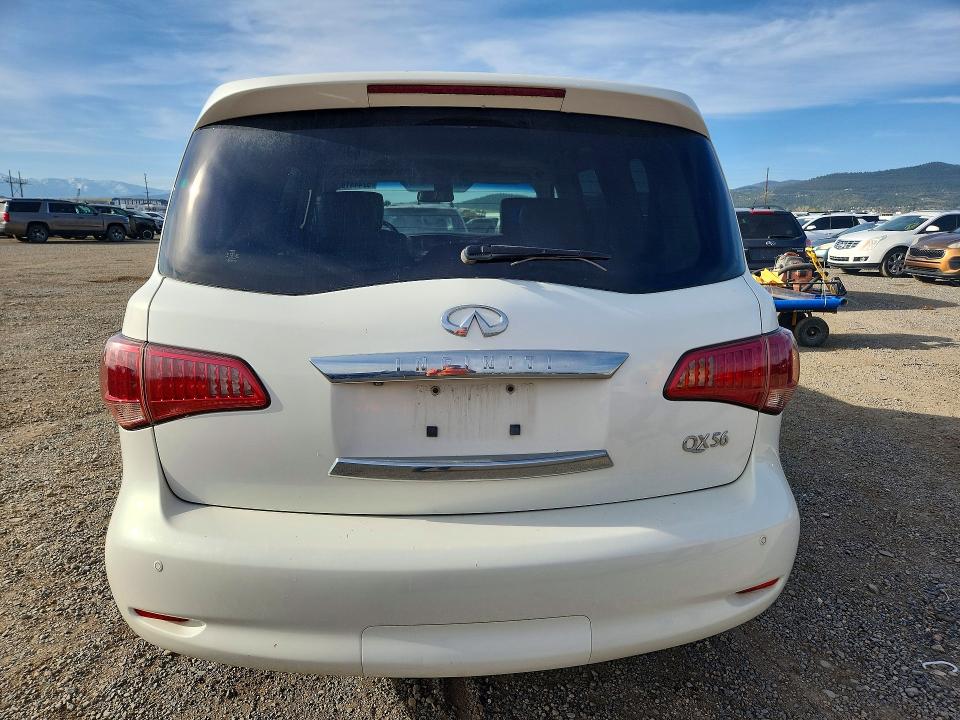 2012 Infiniti Qx56 VIN JN8AZ2NE2C9016991 COPART salvage auction — MECHANICAL, MT - CERT OF TITLE-REBUILT SALVAGE, sold $450 on 2026-07-07 (photo 6)
