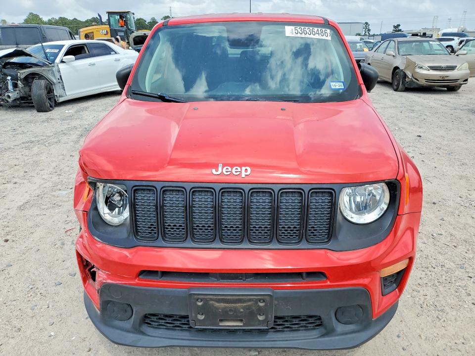 2020 Jeep Renegade VIN ZACNJAAB9LPL76457 COPART salvage auction — FRONT END, Tx - Certificate Of Title, sold $5,100 on 2026-07-17 (photo 5)