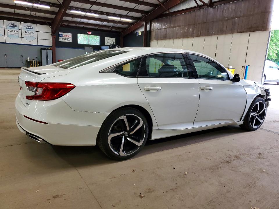 2022 Honda Accord VIN 1HGCV1F36NA091381 COPART salvage auction — FRONT END, Ma - Certificate Of Title, sold $10,000 on 2026-07-30 (photo 3)