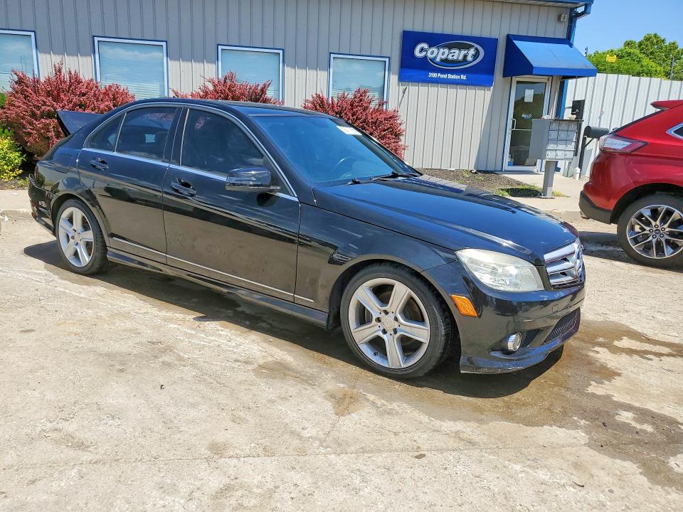 2010 Mercedes-benz C class VIN WDDGF8BB7AF446595 COPART salvage auction — REAR END, Ky - Bill Of Sale/Part Only/No Titl, sold $675 on 2026-07-06 (photo 4)