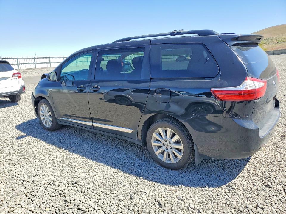 2017 Toyota Sienna VIN 5TDJZ3DC0HS151817 COPART salvage auction — FRONT END, Nv - Salvage Title, sold $3,050 on 2026-07-16 (photo 2)