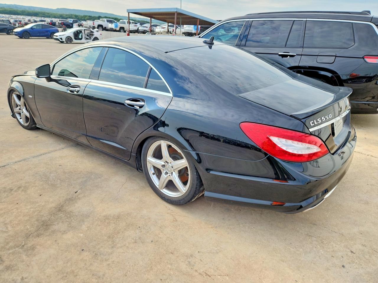 2012 Mercedes-Benz CLS-Class VIN WDDLJ7DBXCA015107 COPART salvage auction — Front End, TX - CERTIFICATE OF TITLE, sold $1,850 on 2026-07-09 (photo 2)