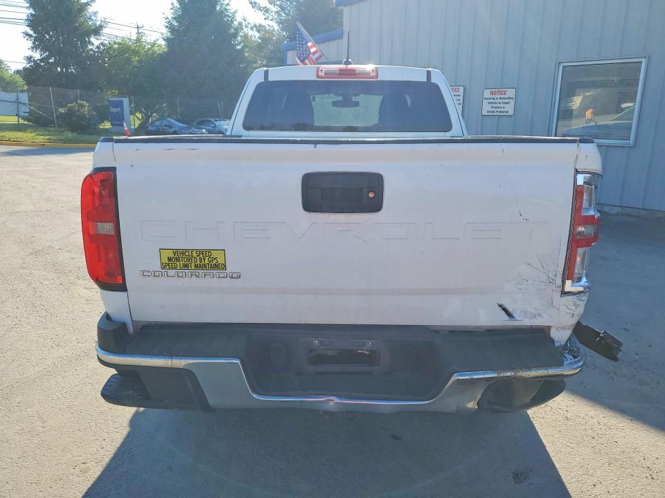 2021 Chevrolet Colorado VIN 1GCHSBEA7M1181835 COPART salvage auction — REAR END, MD - CERTIFICATE OF TITLE, sold $3,150 on 2026-07-09 (photo 6)