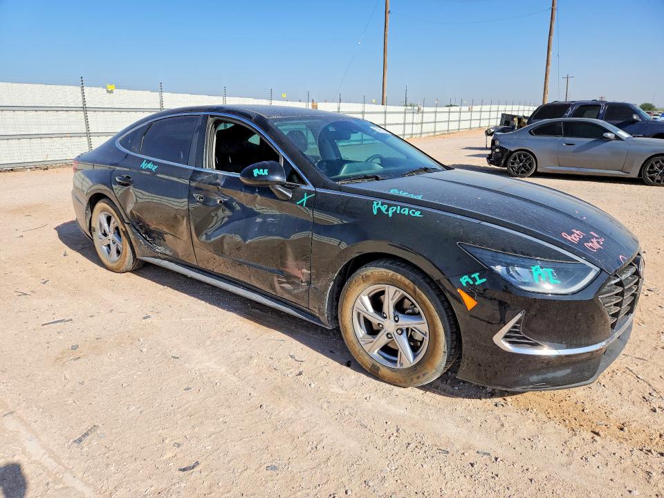 2022 Hyundai Sonata VIN 5NPEG4JA9NH142521 COPART salvage auction — SIDE, Tx - Certificate Of Title, sold $6,400 on 2026-07-22 (photo 4)