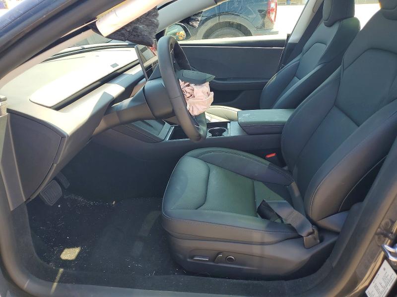 2025 Tesla Model 3 VIN 5YJ3E1EA3SF037103 COPART salvage auction — FRONT END, Tx - Salvage Vehicle Title, sold $14,600 on 2026-07-16 (photo 7)