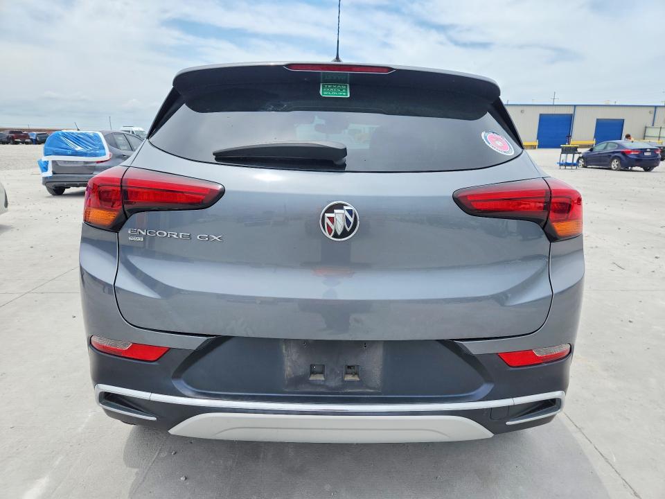 2020 Buick Encore VIN KL4MMGSL9LB075871 COPART salvage auction — FRONT END, TX - SALVAGE VEHICLE TITLE (P), sold $900 on 2026-07-17 (photo 6)