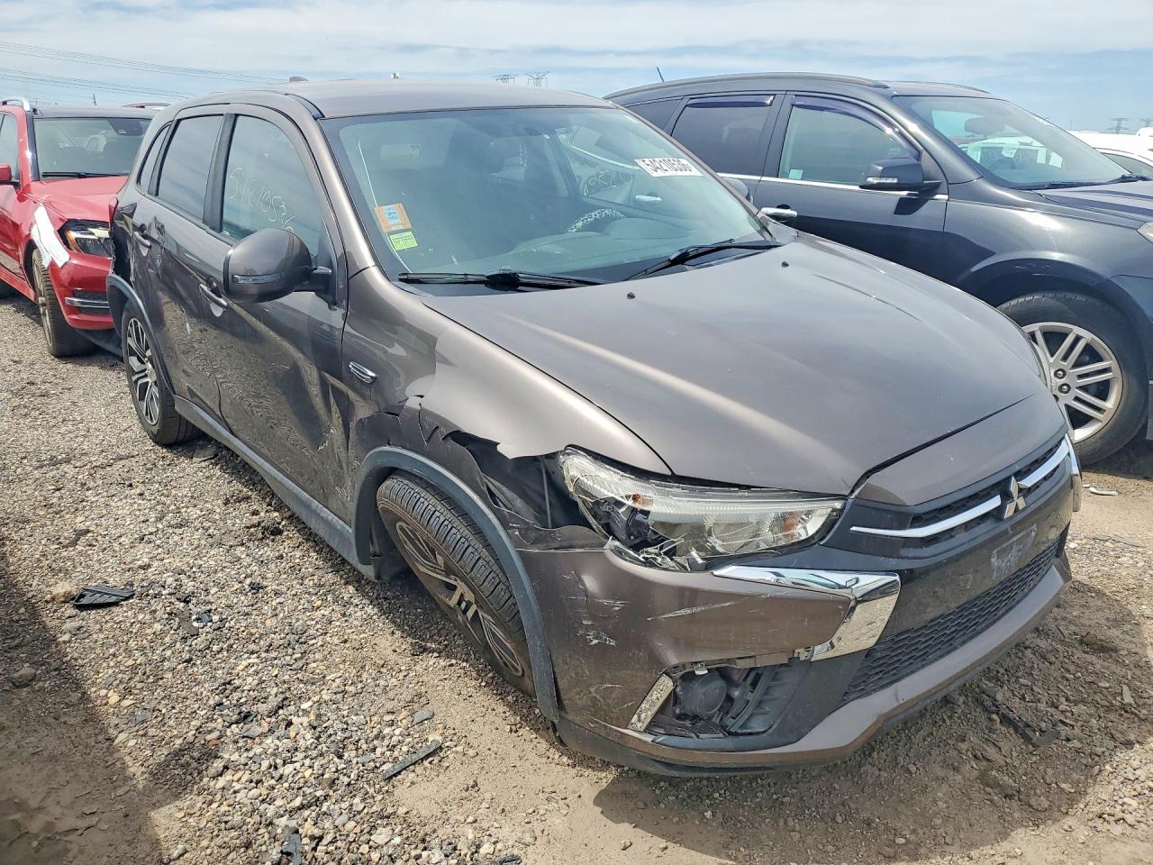 2018 Mitsubishi Outlander Sport VIN JA4AP3AU0JU011054 COPART salvage auction — Front End, IL - SALVAGE CERTIFICATE, sold $2,050 on 2026-07-02 (photo 4)