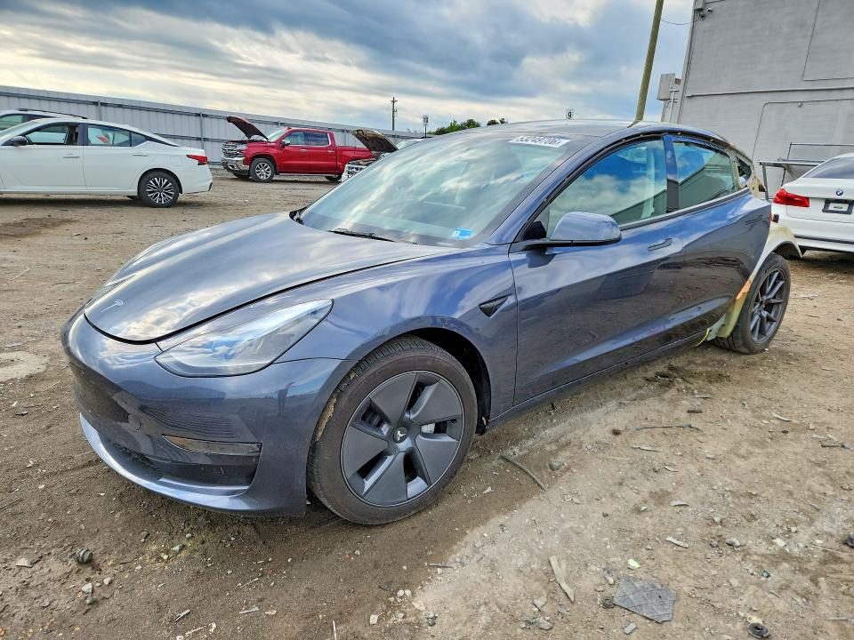 2023 Tesla VIN 5YJ3E1EA3PF711175 COPART salvage auction — REAR END, Va - Cert Of Title - Salvage, sold $7,000 on 2026-07-22 (photo 1)