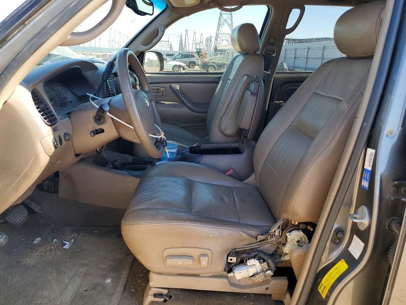 2004 Toyota Sequoia VIN 5TDBT44A84S206339 COPART salvage auction — FRONT END, Ca - Salvage Certificate, sold $750 on 2026-07-20 (photo 7)