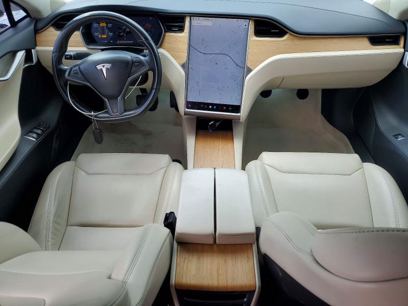 2018 Tesla Model s VIN 5YJSA1E23JF276987 COPART salvage auction — REAR END, Ca - Salvage Certificate, sold $6,300 on 2026-07-08 (photo 8)