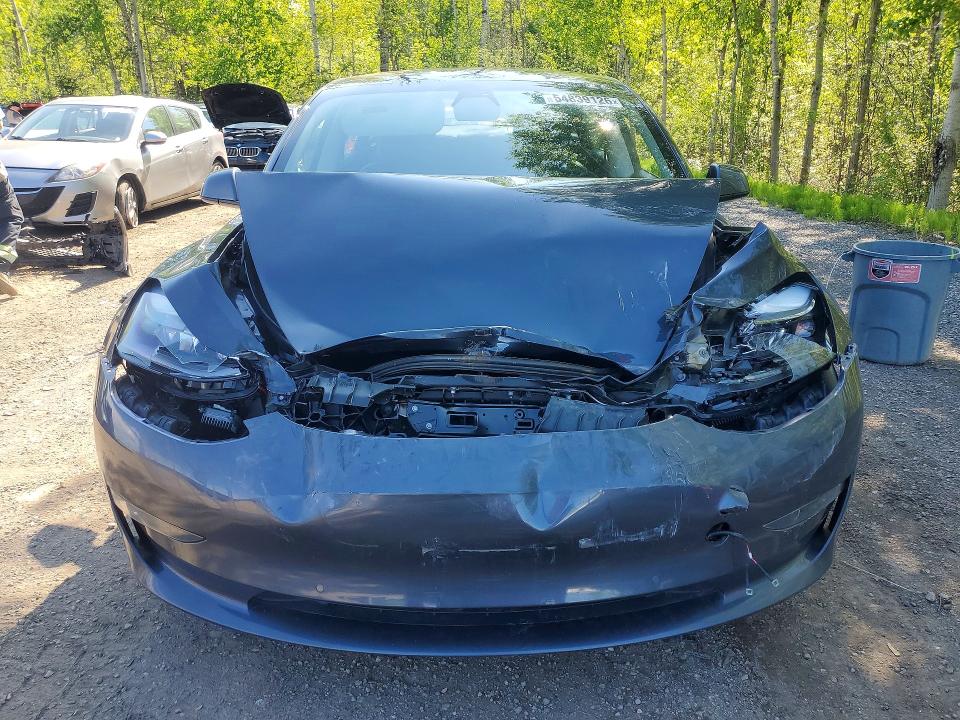 2021 Tesla Model 3 VIN 5YJ3E1EB0MF060107 COPART salvage auction — FRONT END, On - Permit Salvage, sold $8,600 on 2026-07-16 (photo 5)