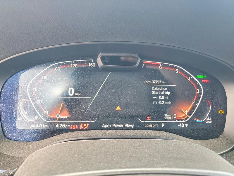 2023 BMW 5er VIN WBA13BJ04PWY20950 COPART salvage auction — SIDE, Nv - Salvage Title, sold $14,700 on 2026-07-29 (photo 9)