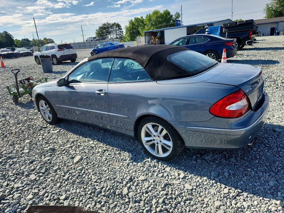2007 Mercedes-benz Clk-klasse VIN WDBTK56F87F218676 COPART salvage auction — REAR END, Nc - Salvage Certificate Of Title, sold $3,700 on 2026-07-08 (photo 2)