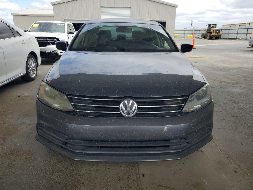 2015 Volkswagen Jetta VIN 3VW1K7AJ1FM254480 COPART salvage auction — REAR END, Ca - Salvage Certificate, sold $725 on 2026-07-02 (photo 5)