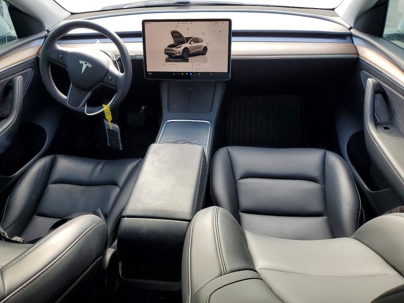 2024 Tesla Model y VIN 7SAYGDED1RF193049 COPART salvage auction — FRONT END, Ca - Salvage Certificate, sold $15,400 on 2026-07-27 (photo 8)