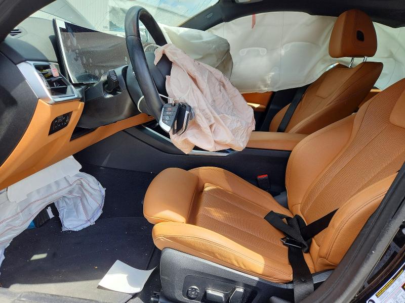 2024 BMW I4 VIN WBY43AW07RFS74584 COPART salvage auction — FRONT END, Ca - Salvage Certificate, sold $12,200 on 2026-07-06 (photo 7)