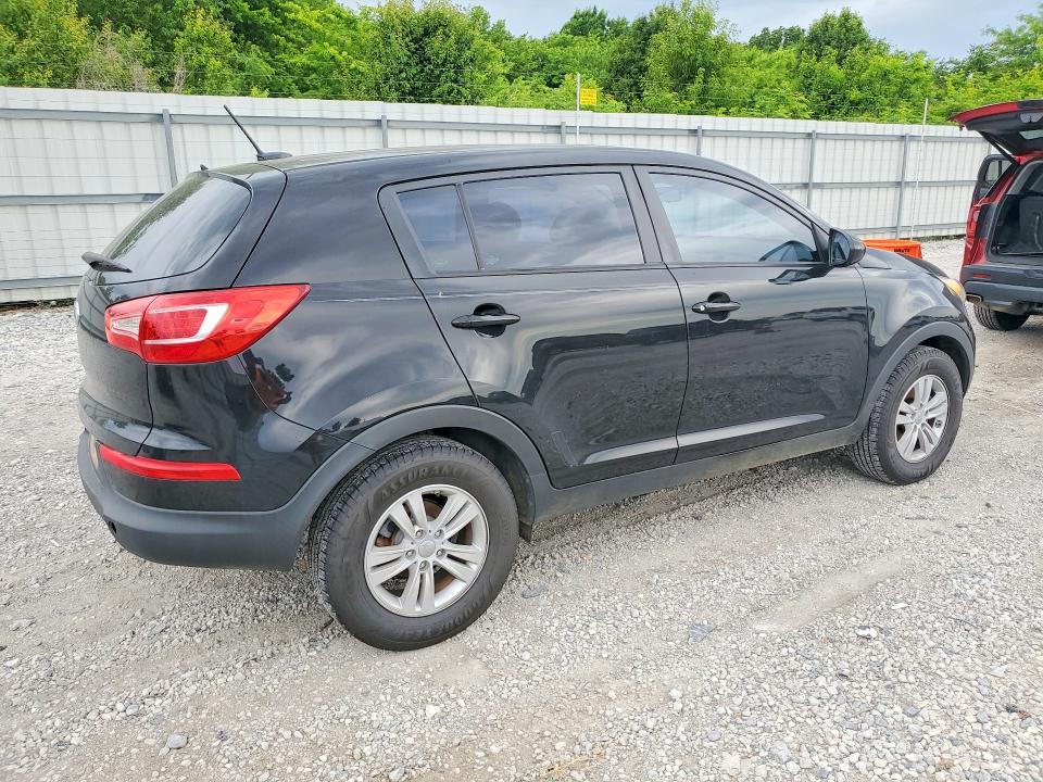 2012 Kia Sportage VIN KNDPB3A23C7320032 COPART salvage auction — HAIL, AR - CERTIFICATE OF TITLE, sold $750 on 2026-07-27 (photo 3)