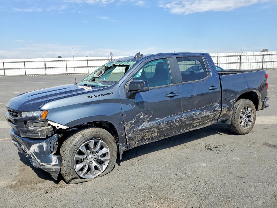 2022 Chevrolet Silverado VIN 1GCPWDED7NZ104066 COPART salvage auction — SIDE, Ca - Salvage Certificate, sold $9,400 on 2026-07-09 (photo 1)