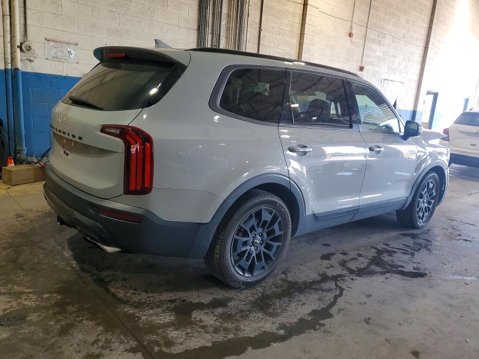 2022 Kia Telluride VIN 5XYP3DHC9NG297881 COPART salvage auction — FRONT END, Mi - Certificate Of Title, sold $4,250 on 2026-07-28 (photo 3)