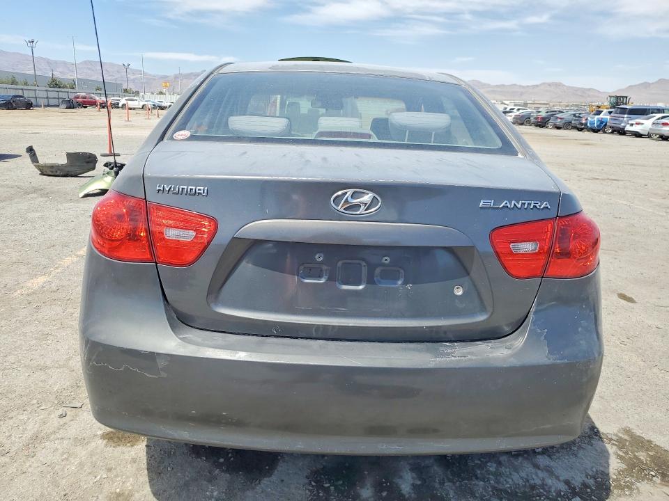 2007 Hyundai Elantra VIN KMHDU46D07U058101 COPART salvage auction — FRONT END, Nv - Salvage Title, sold $250 on 2026-07-07 (photo 6)