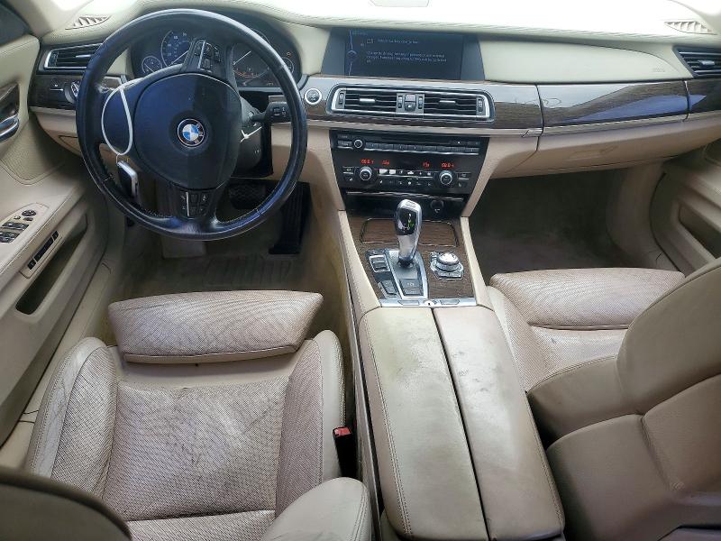 2010 BMW 7 series VIN WBAKB8C52ACY63260 COPART salvage auction — VANDALISM, Sc - Cert Of Title-Salvage, sold $350 on 2026-07-28 (photo 8)
