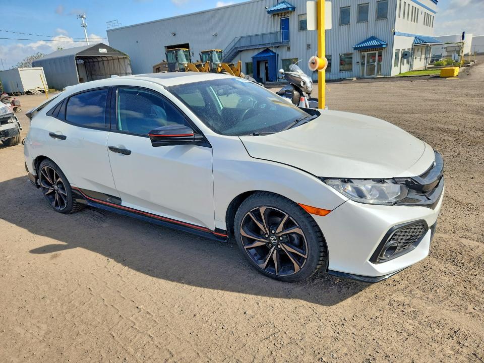 2018 Honda Civic VIN SHHFK7G40JU307644 COPART salvage auction — REAR END, Qc - Gravement Accidente, sold $3,150 on 2026-07-07 (photo 4)