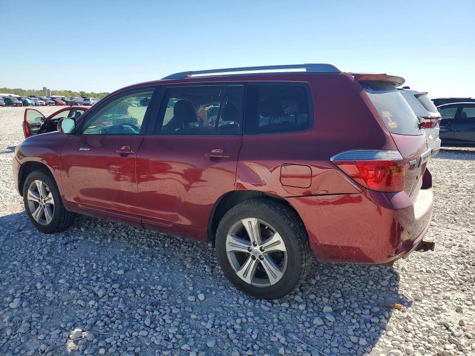 2008 Toyota Highlander VIN JTEES43A282005210 COPART salvage auction — SIDE, Id - Salvage Certificate Of Title, sold $550 on 2026-07-30 (photo 2)