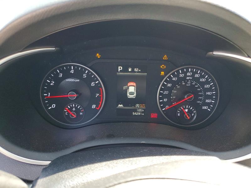 2022 Kia Stinger VIN KNAE35LD0N6119127 COPART salvage auction — FRONT END, Ca - Salvage Certificate, sold $150 on 2026-07-16 (photo 9)
