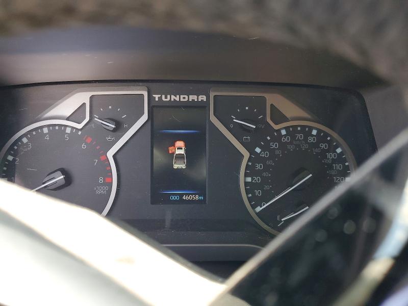 2023 Toyota Tundra VIN 5TFLA5AB6PX025722 COPART salvage auction — FRONT END, TX - SALVAGE VEHICLE TITLE, sold $12,500 on 2026-08-21 (photo 9)
