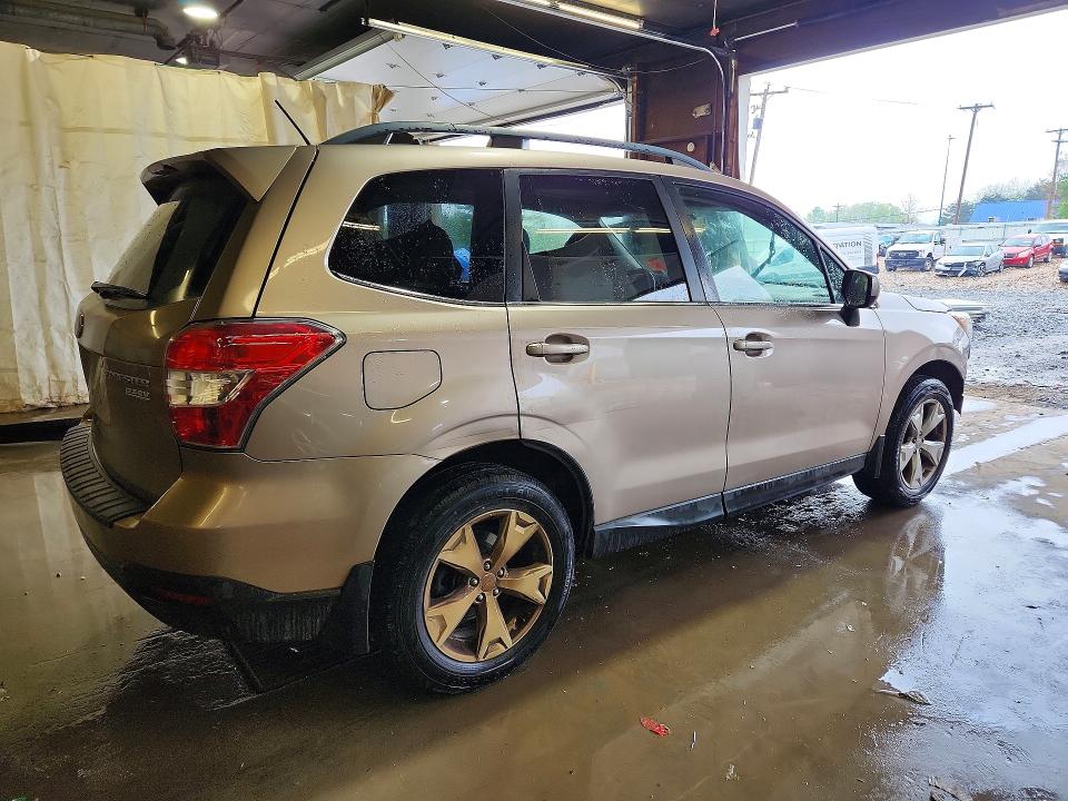 2014 Subaru Forester VIN JF2SJAHCXEH410079 COPART salvage auction — FRONT END, Pa - Certificate Of Salvage, sold $725 on 2026-07-16 (photo 3)