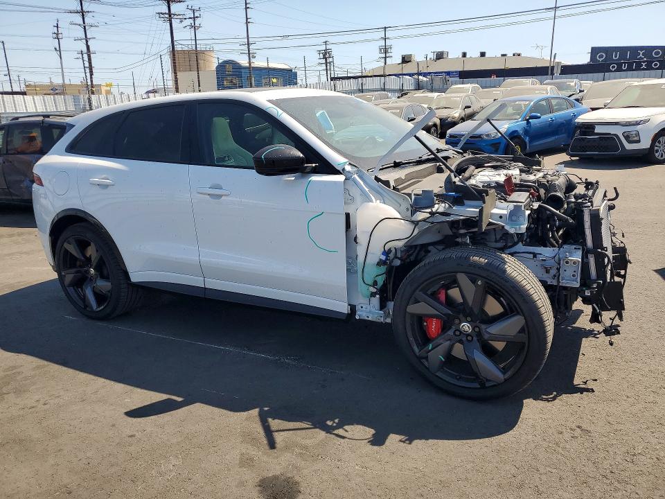 2025 Jaguar F-pace VIN SADCZ2FE8SA753844 COPART salvage auction — FRONT END, Ca - Salvage Certificate, sold $325 on 2026-07-27 (photo 4)