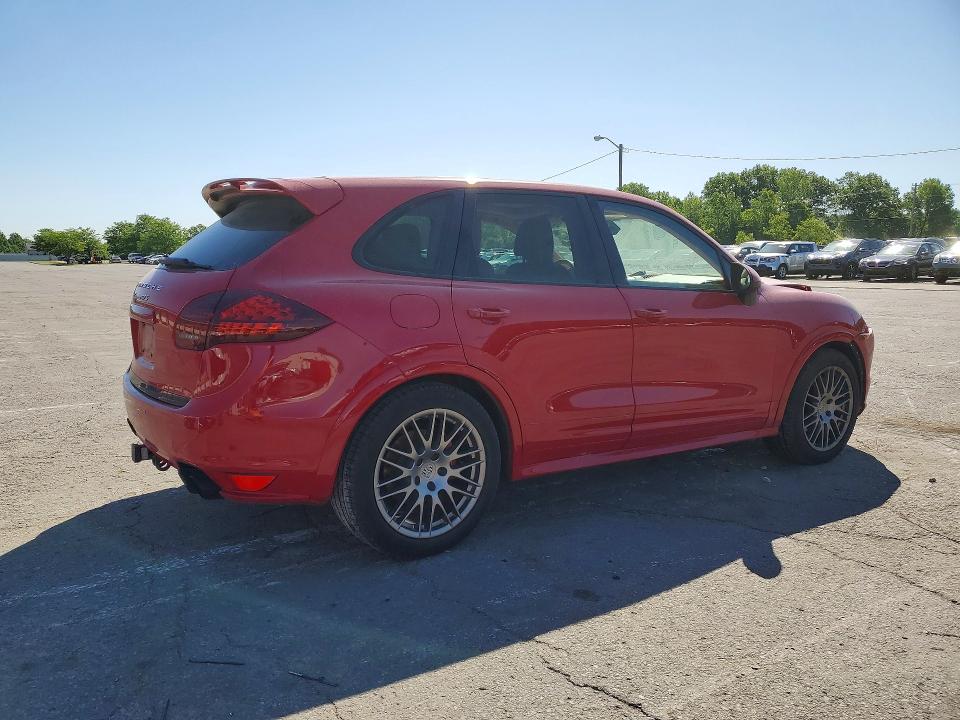 2013 Porsche Cayenne VIN WP1AD2A22DLA78545 COPART salvage auction — FRONT END, Ky - Cert Of Title-Salvage, sold $6,700 on 2026-07-13 (photo 3)