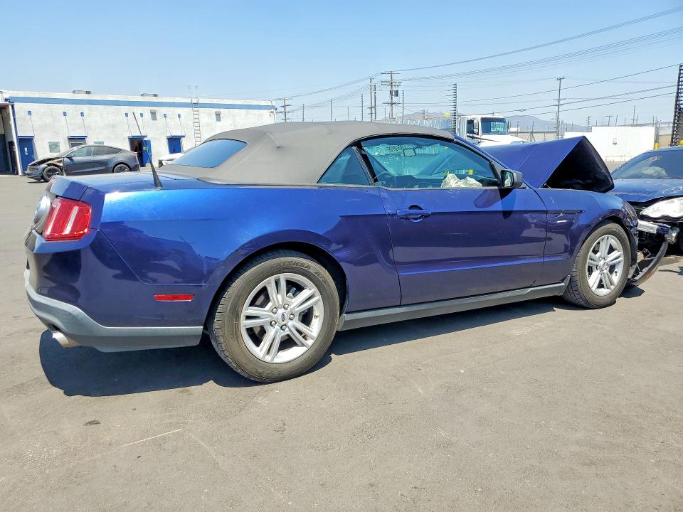 2011 Ford Mustang VIN 1ZVBP8EMXB5169136 COPART salvage auction — FRONT END, Ca - Salvage Certificate, sold $750 on 2026-07-09 (photo 3)